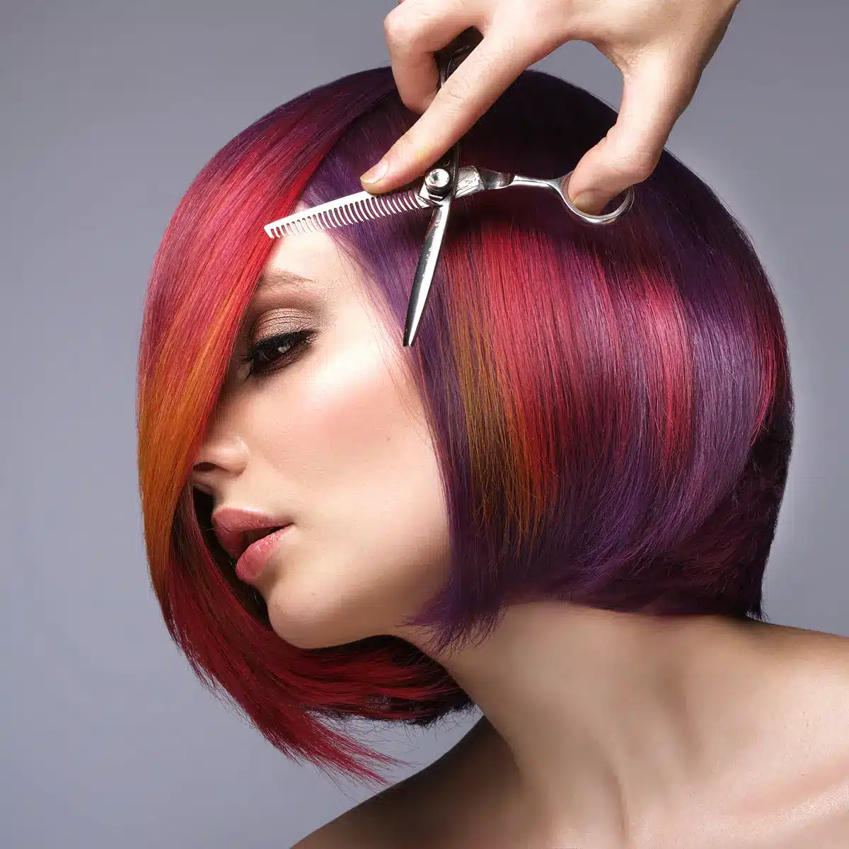 ColouredHairLady